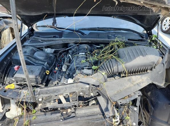 2C3CDZBTXJH287524 2018 DODGE CHALLENGER Black უკანა სალონის ხედი
