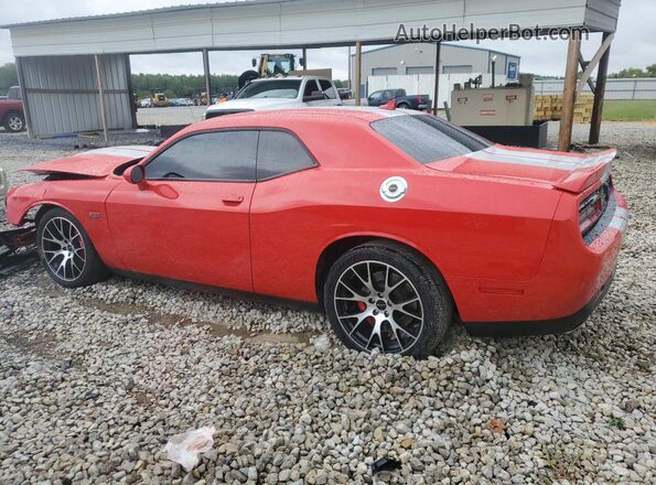 2C3CDZDJ9JH232767 2018 DODGE CHALLENGER Red Trasero izquierdo