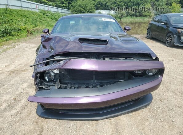 2C3CDZFJ3MH635001 2021 DODGE CHALLENGER Purple Вид спереду