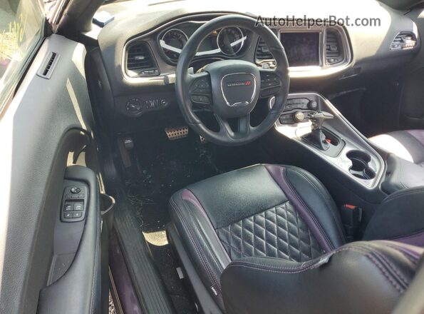 2C3CDZFJ3MH635001 2021 DODGE CHALLENGER Purple Вид панелі приладів