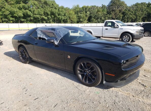 2C3CDZFJ7MH684346 2021 DODGE CHALLENGER Черный Передняя правая четверть