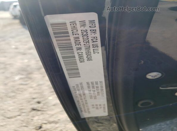 2C3CDZFJ7MH684346 2021 DODGE CHALLENGER Черный Вид подкапотного пространства