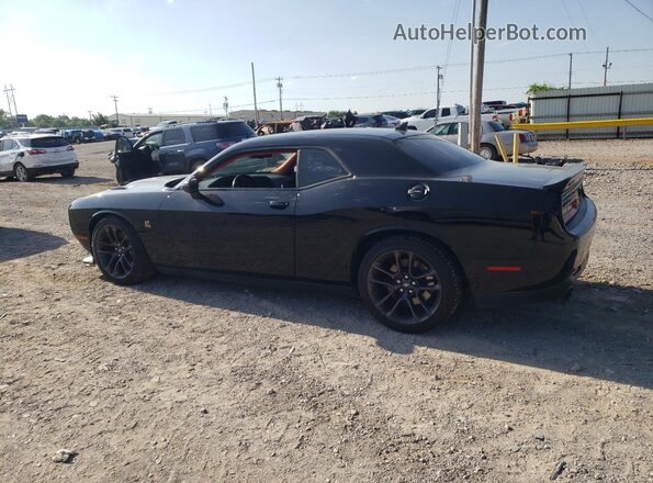 2C3CDZFJ7MH684346 2021 DODGE CHALLENGER Черный Задняя левая четверть