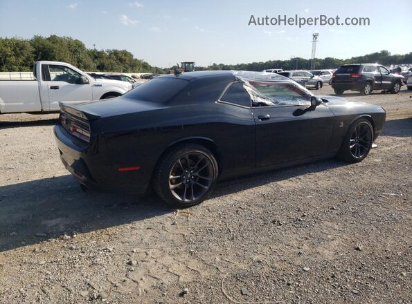 2C3CDZFJ7MH684346 2021 DODGE CHALLENGER Черный Задняя правая четверть