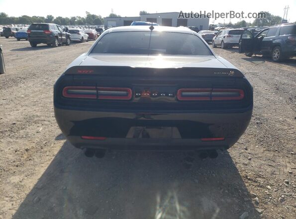 2C3CDZFJ7MH684346 2021 DODGE CHALLENGER Черный Вид сзади