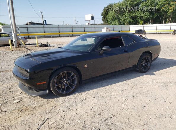 2C3CDZFJ7MH684346 2021 DODGE CHALLENGER Черный Передняя левая четверть