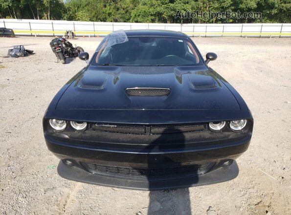 2C3CDZFJ7MH684346 2021 DODGE CHALLENGER Черный Вид спереди