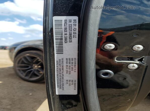 2C3CDZFJXMH536126 2021 DODGE CHALLENGER Black Widok komory silnika
