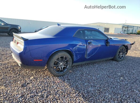2C3CDZGG0JH235184 2018 DODGE CHALLENGER Blue Trasero derecho
