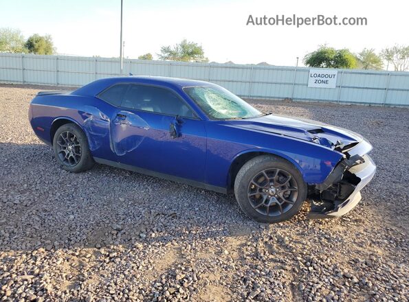 2C3CDZGG0JH235184 2018 DODGE CHALLENGER Blue Delantero derecho