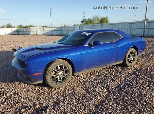 2C3CDZGG0JH235184 2018 DODGE CHALLENGER Blue Vista tres cuartos delantera izquierda