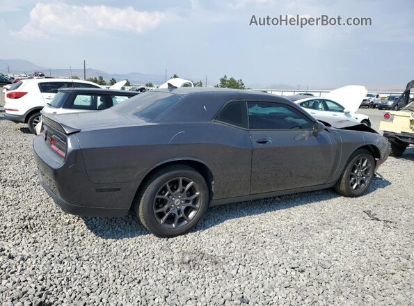 2C3CDZGG2JH257221 2018 DODGE CHALLENGER Gray Trasero derecho