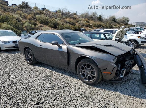 2C3CDZGG2JH257221 2018 DODGE CHALLENGER Gray Delantero derecho