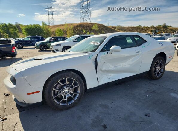 2C3CDZGG8JH257420 2018 DODGE CHALLENGER White Vista tres cuartos delantera izquierda