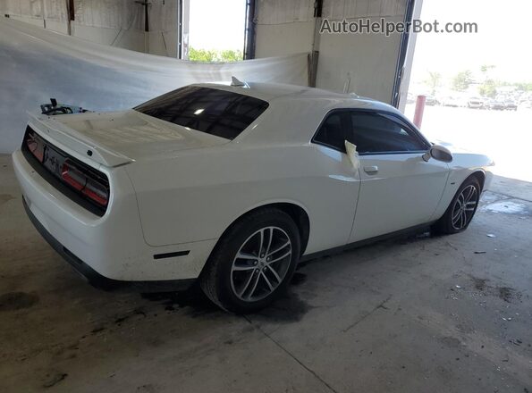 2C3CDZGG8JH311847 2018 DODGE CHALLENGER White Trasero derecho