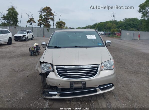 2C4RC1CG2GR260722 2016 CHRYSLER TOWN & COUNTRY Золотой Вид щитка приборов