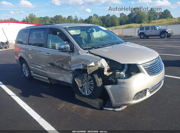 2C4RC1CG2GR283224 2016 CHRYSLER TOWN & COUNTRY Желто-коричневый Передняя правая четверть