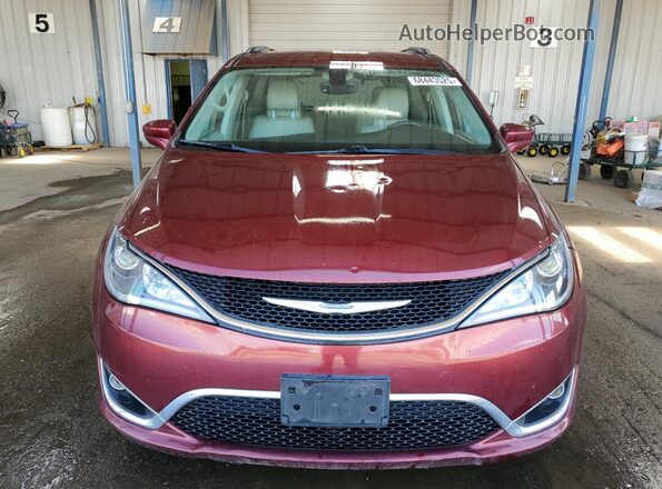 2C4RC1EG5JR174969 2018 CHRYSLER PACIFICA Red წინა ხედი