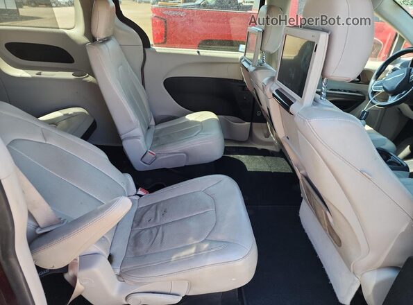 2C4RC1EG5JR174969 2018 CHRYSLER PACIFICA Red უკანა სალონის ხედი