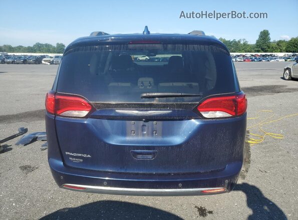2C4RC1EG9JR114743 2018 CHRYSLER PACIFICA Blue Rear view