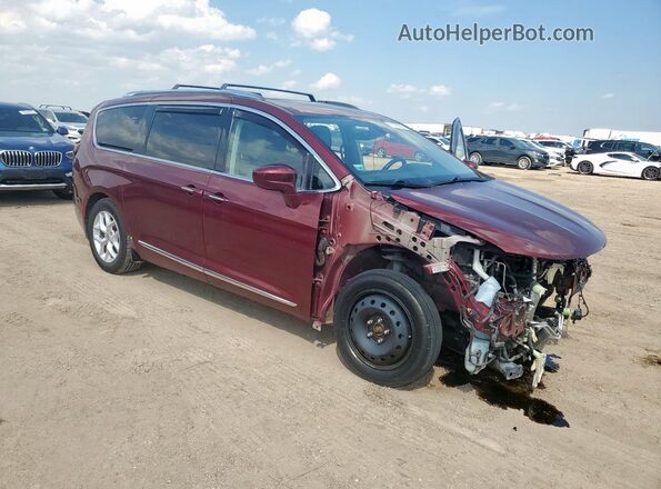 2C4RC1EGXJR203799 2018 CHRYSLER PACIFICA Maroon Առջևի աջ