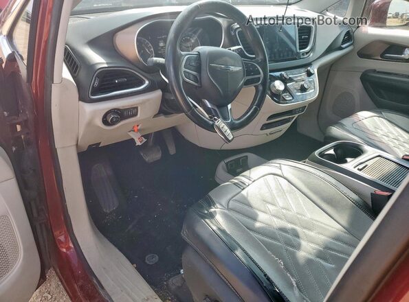 2C4RC1EGXJR203799 2018 CHRYSLER PACIFICA Maroon Առջևի վահանակի տեսք