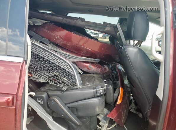 2C4RC1EGXJR203799 2018 CHRYSLER PACIFICA Maroon Սալոնի հետևի տեսք