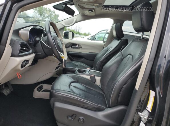 2C4RC1GG0JR273888 2018 CHRYSLER PACIFICA Black Widok wnętrza z przodu