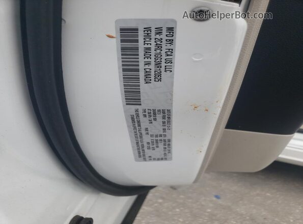 2C4RC1GG3NR120525 2022 CHRYSLER PACIFICA White Widok naklejki z numerem VIN