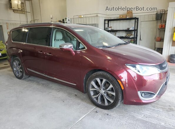 2C4RC1GG6JR321751 2018 CHRYSLER PACIFICA Red წინა მარჯვენა