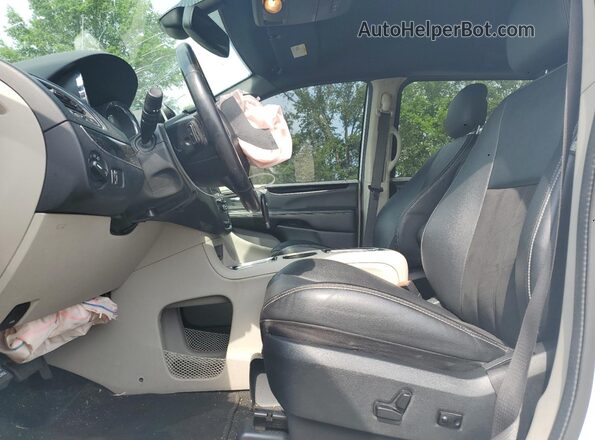 2C4RDGCG6LR160746 2020 DODGE GRAND Белый Вид салона спереди