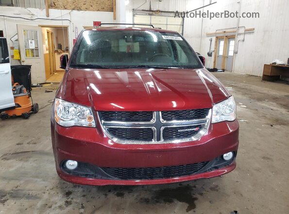 2C4RDGCG7JR238514 2018 DODGE GRAND Maroon Front view