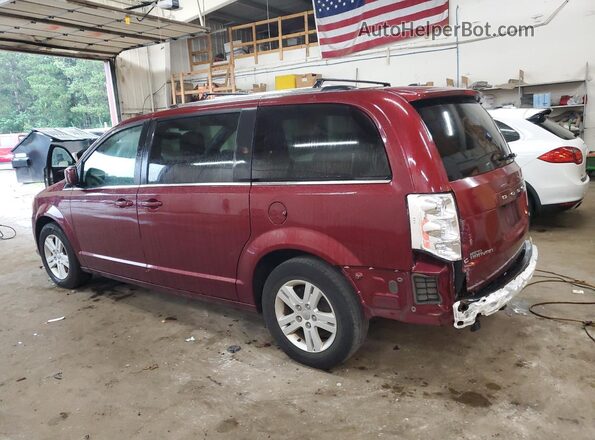 2C4RDGCG7JR238514 2018 DODGE GRAND Maroon Rear left