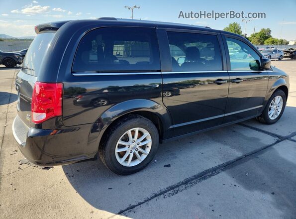 2C4RDGCG9JR326433 2018 DODGE GRAND Black Tył prawy