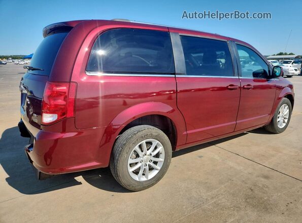 2C4RDGCGXJR266274 2018 DODGE GRAND Maroon უკანა მარჯვენა