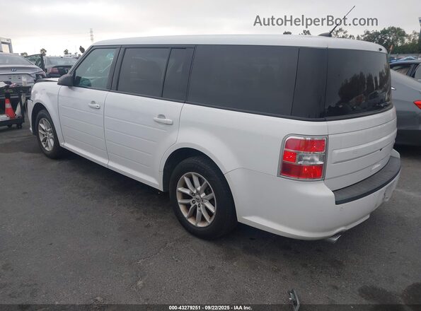 2FMGK5B89JBA03676 2018 FORD FLEX Белый Задняя левая четверть