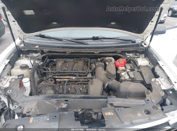 2FMGK5B89JBA03676 2018 FORD FLEX Белый Вид сзади