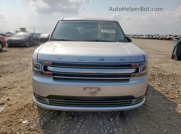 2FMGK5D85JBA02702 2018 FORD FLEX Серебряный Вид спереди