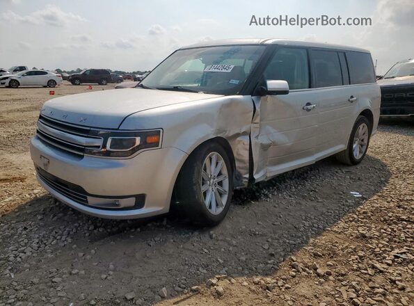2FMGK5D85JBA02702 2018 FORD FLEX Серебряный Передняя левая четверть