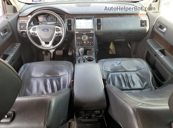 2FMGK5D89HBA00946 2017 FORD FLEX Red Dashboard view