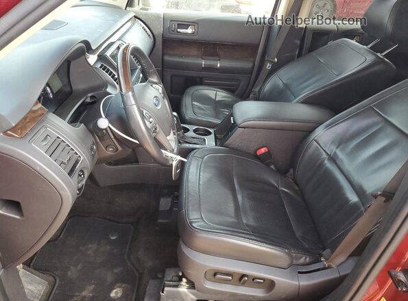 2FMGK5D89HBA00946 2017 FORD FLEX Red Front interior view