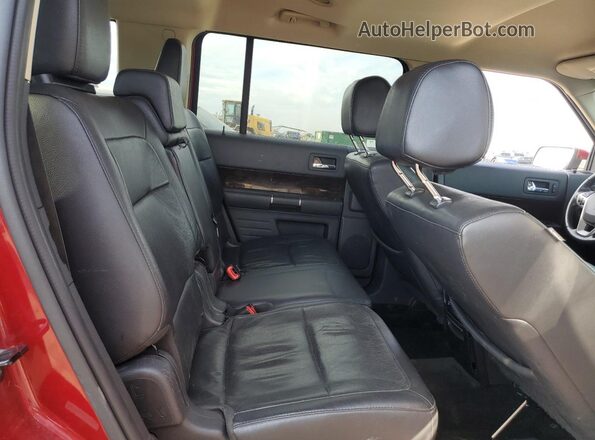 2FMGK5D89HBA00946 2017 FORD FLEX Red Rear interior view
