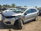 2020 Ford Edge Sel Silver vin: 2FMPK3J90LBA89428