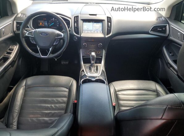 2FMPK3J93JBB09328 2018 FORD EDGE Charcoal Widok deski rozdzielczej