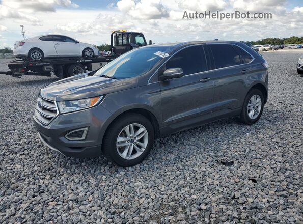 2FMPK3J93JBB09328 2018 FORD EDGE Charcoal Przód lewy