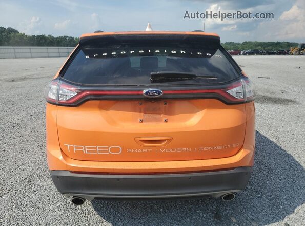 2FMPK3J98JBB98233 2018 FORD EDGE Белый Вид сзади