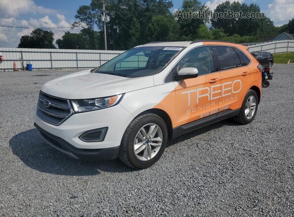 2FMPK3J98JBB98233 2018 FORD EDGE Белый Передняя левая четверть