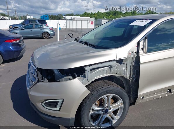 2FMPK3K83HBC07694 2017 FORD EDGE Champagne Vista frontal
