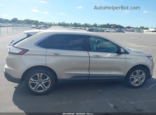 2FMPK3K83HBC07694 2017 FORD EDGE Champagne Vista interior de 360 grados
