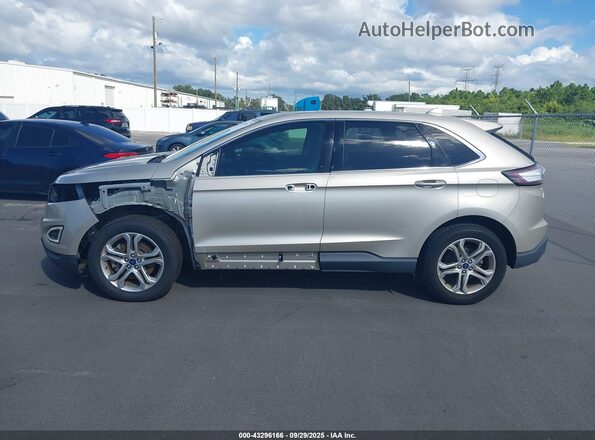 2FMPK3K83HBC07694 2017 FORD EDGE Champagne 